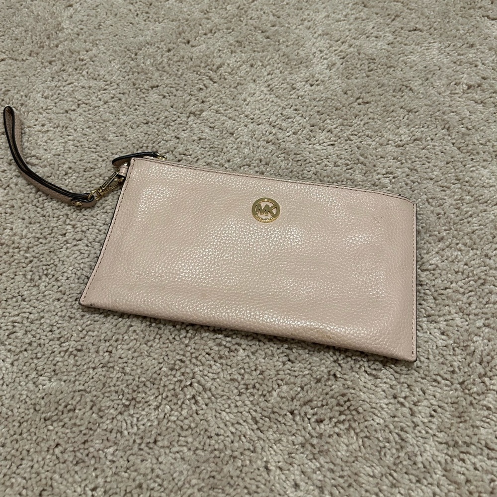 Light Pink Michael Kors Clutch